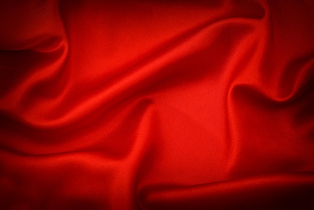 Arrière-plan en soie rouge