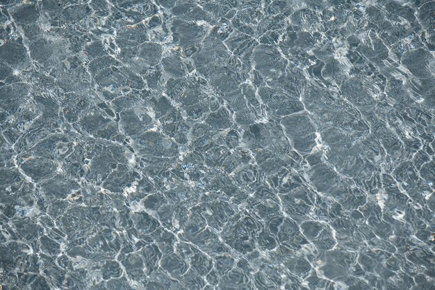 Arrière-plan de la surface de l'eau de la piscine Surface de l' eau de la piscina Texture de l' eaux Surface de la piscina Fond d'eau bleu