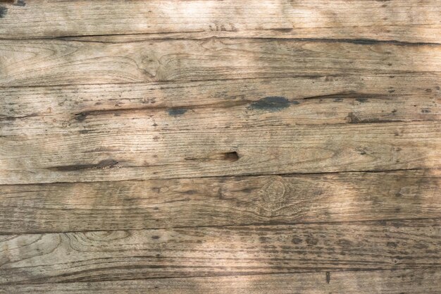 Arrière-plan de la surface de la table en bois ancien