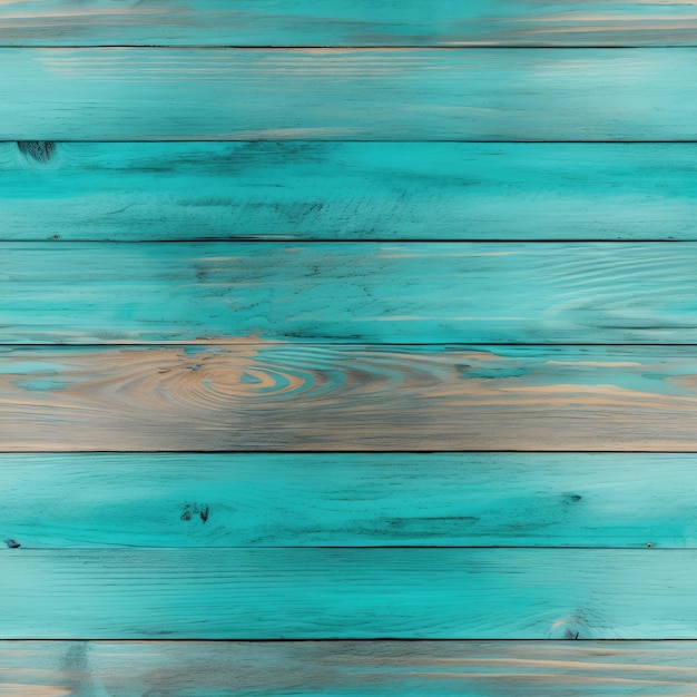 Arrière-plan de table en bois turquoise Table de bureau en bois Turquoise vide pour la publicité des produits