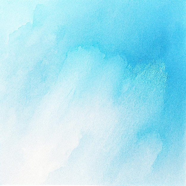 Arrière-plan à texture d'aquarelle bleue