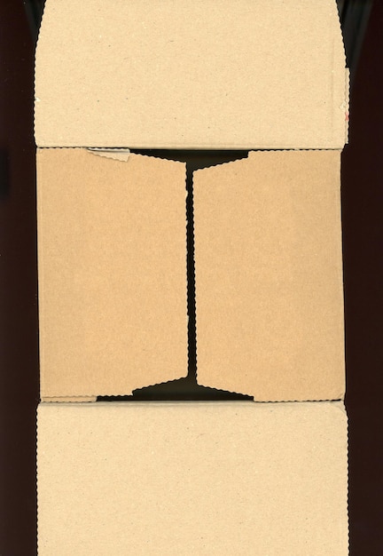 Arrière-plan de texture en carton brun