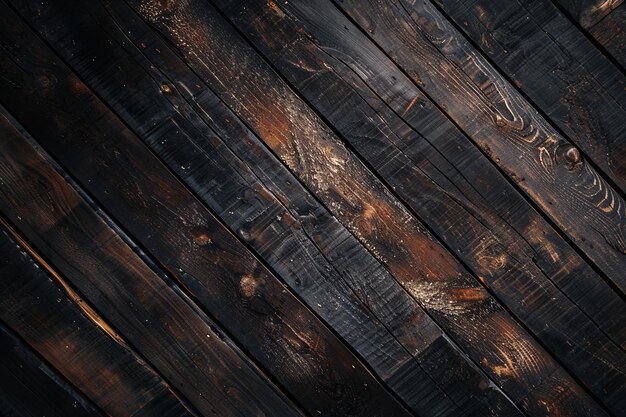 Arrière-plan de texture de clôture en bois foncé