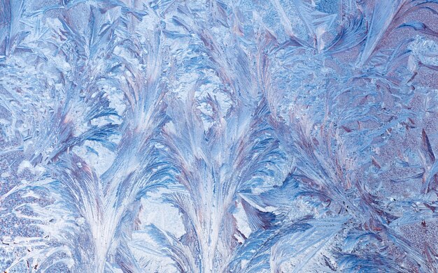 Arrière-plan de texture de cristal de glace bleue