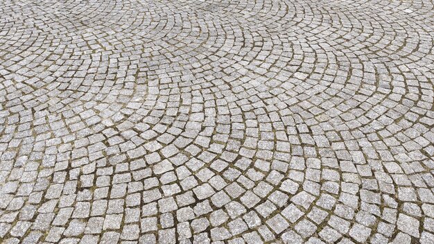 Arrière-plan de la texture du trottoir en pavés