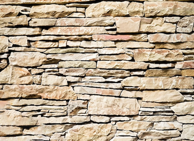 Arrière-plan de la texture du vieux mur en briques de pierre
