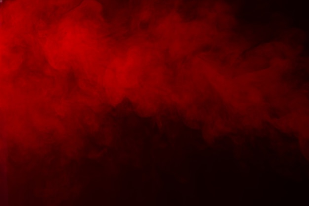 Arrière-plan de texture de fumée rouge