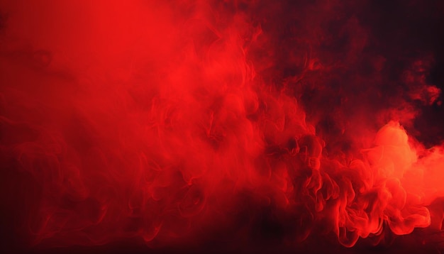 Arrière-plan de texture de fumée rouge