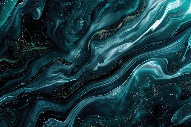 Arrière-plan de texture de gradient vert bleu noir abstrait pour la conception