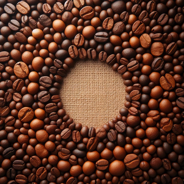 Arrière-plan texturé en grains de café