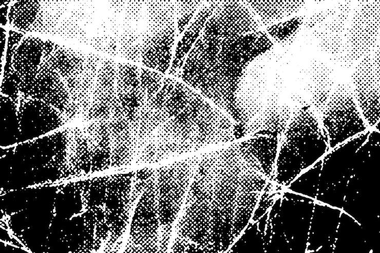 Photo arrière-plan à texture grunge en noir et blanc