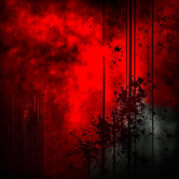 Arrière-plan de texture grunge rouge avec des rayures sanglantes