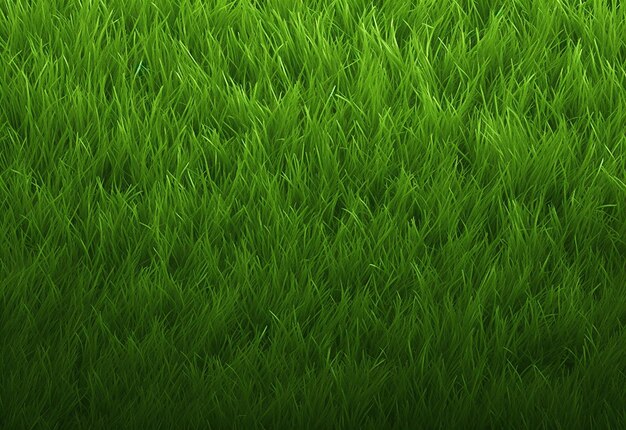Photo arrière-plan avec une texture d'herbe verte ensoleillée