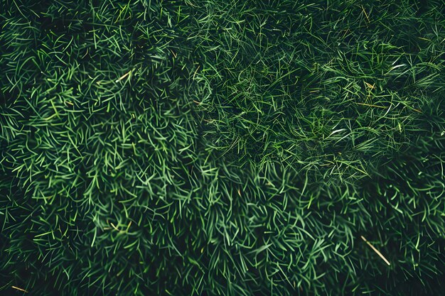 Photo arrière-plan de texture d'herbe verte vue supérieure du terrain de football avec de l'herbe vert