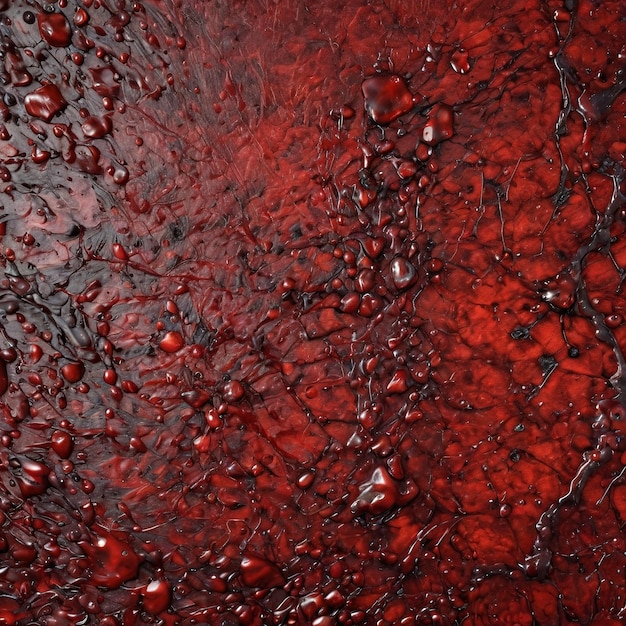 Photo arrière-plan de texture un liquide rouge sortant d'un verre