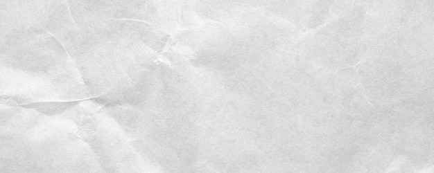 Arrière-plan de texture de papier artisanal recyclé abstrait blanc froissé et plissé