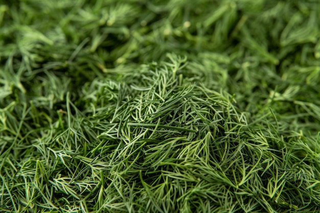 Photo arrière-plan de la texture de la pile d'aneth sèche motif de fenouil séché épice écrasée poudre d'herbe d'anathème