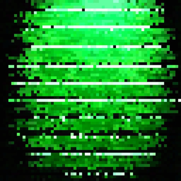 Photo arrière-plan avec texture de pixel vert ou de mur grunge