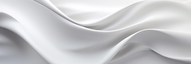 Arrière-plan de texture de tissu blanc avec des ondes douces abstraites