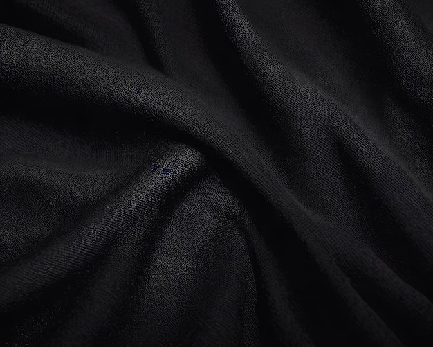 Arrière-plan à texture de tissu noir