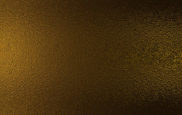 Arrière-plan de texture de verre en feuille d'or foncé Gradient abstrait Réflexion de la lumière brillante et brillant rugueux
