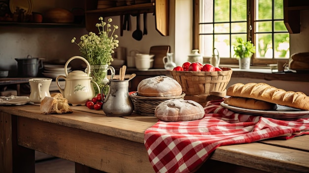 Photo arrière-plan des ustensiles de table et de cuisine