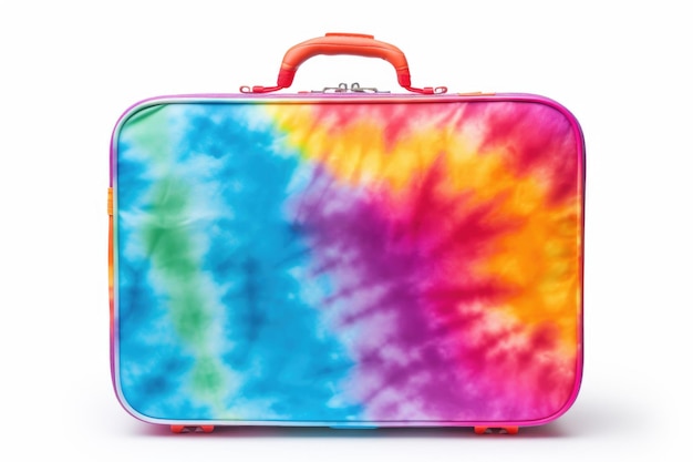 Photo arrière-plan de valise coloré