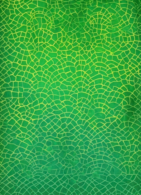 Arrière-plan vert dans le style batik