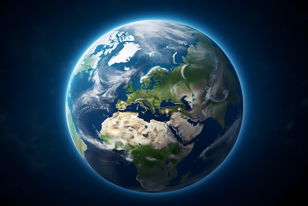 arrière-plan vert planète terre énergie renouvelable ampoule avec énergie verte Jour de la Terre