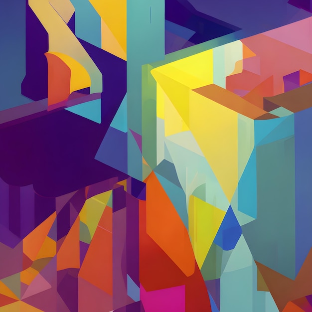 Arrière-plans abstraits multicolores