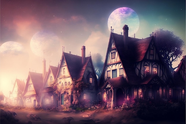 Les arrière-plans du monde féerique et fantastique transportent votre maison dans un monde de magie et d'enchantement