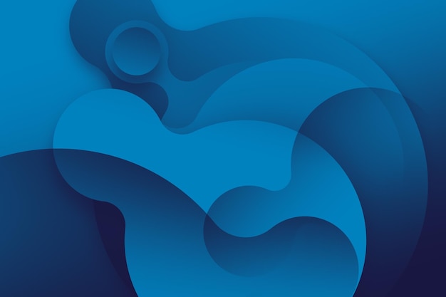 Arrière-plans fluides doux bleus abstraits