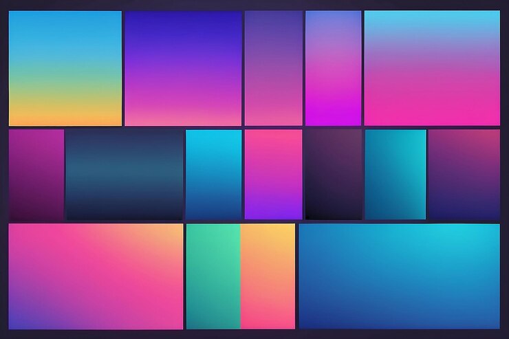 Photo arrière-plans avec des gradients vivants