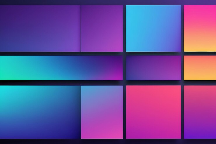 Photo arrière-plans avec des gradients vivants