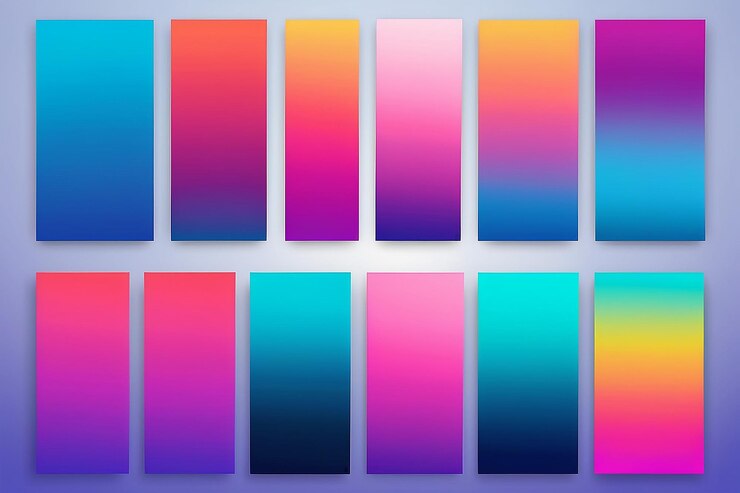 Photo arrière-plans avec des gradients vivants