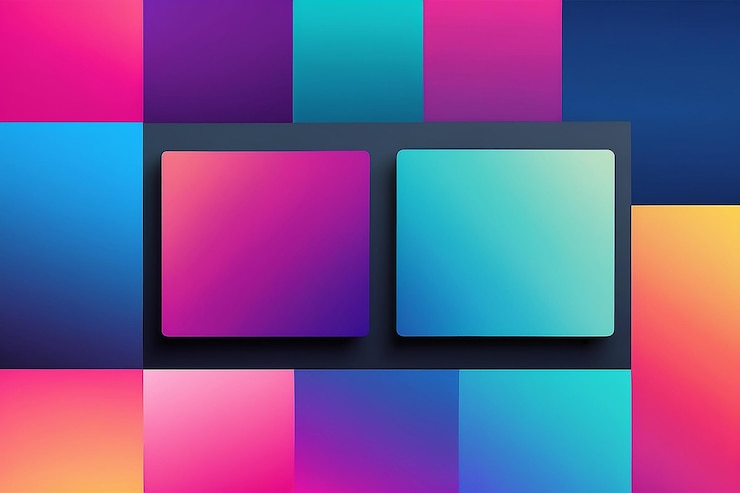 Photo arrière-plans avec des gradients vivants