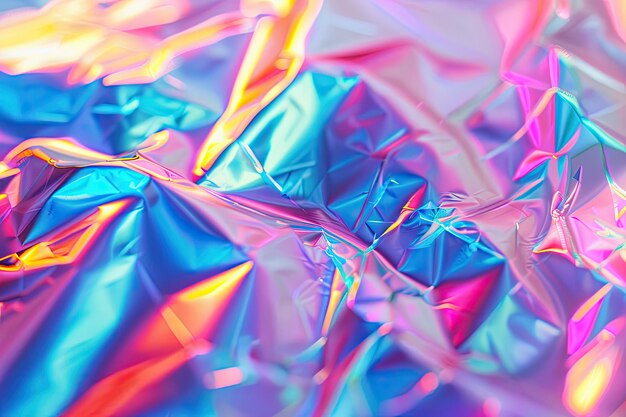 Arrière-plans holographiques à gradient granuleux avec des formes abstraites rétro