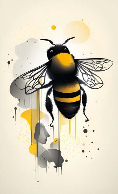 Photo l'art des abeilles