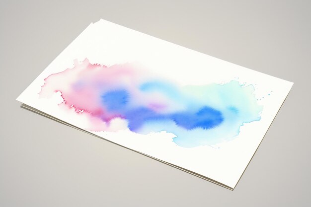 Art abstrait art aquarelle chinois fond texture colorée conception simple lavage à l'encre peinture