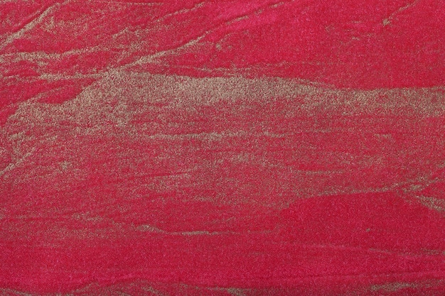 Art abstrait fond rouge foncé avec la couleur d'or