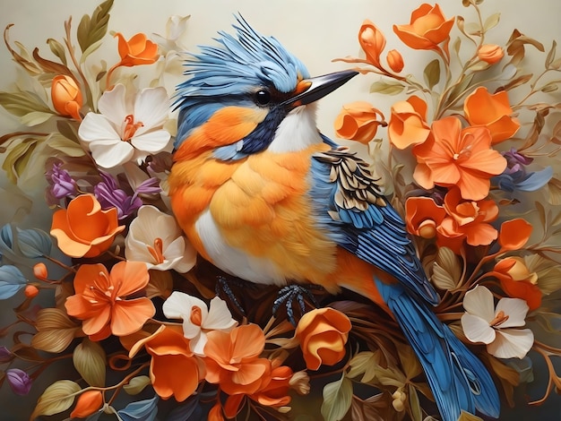 L'art captivant des oiseaux La beauté exquise des oiseau