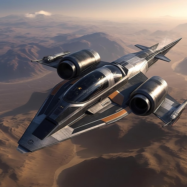 Art conceptuel du jet de l'empire maléfique