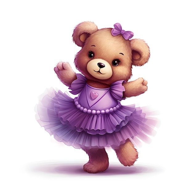 Art fantaisiste de tutu en peluche