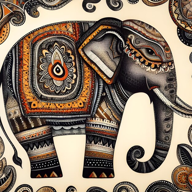 Art et illustrations de style Gond