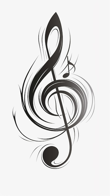 Art de la musique Les amateurs d'instruments avec des notes de musique et des illustrations de symboles