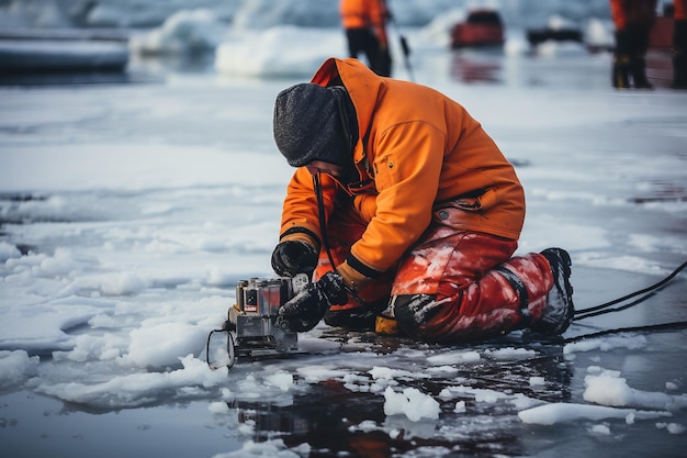 L'art de la pêche sur glace et du forage