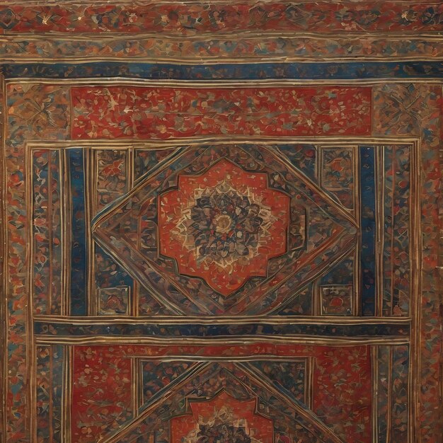 Art turc ottoman avec des motifs géométriques