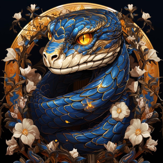 Art vectoriel du dragon japonais