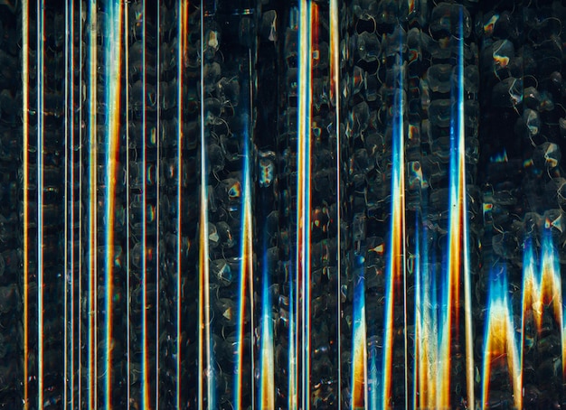 Artefacts de couleur de lumière parasite de texture de bruit de glitch