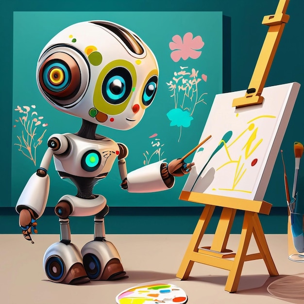 Un artiste robot